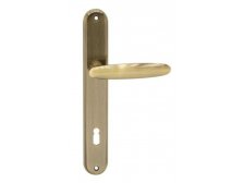 Kliky se štíty SWING 72 mm na vložku bronz česaný OFS